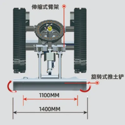 Mini escavadeira de esteiras KV25
